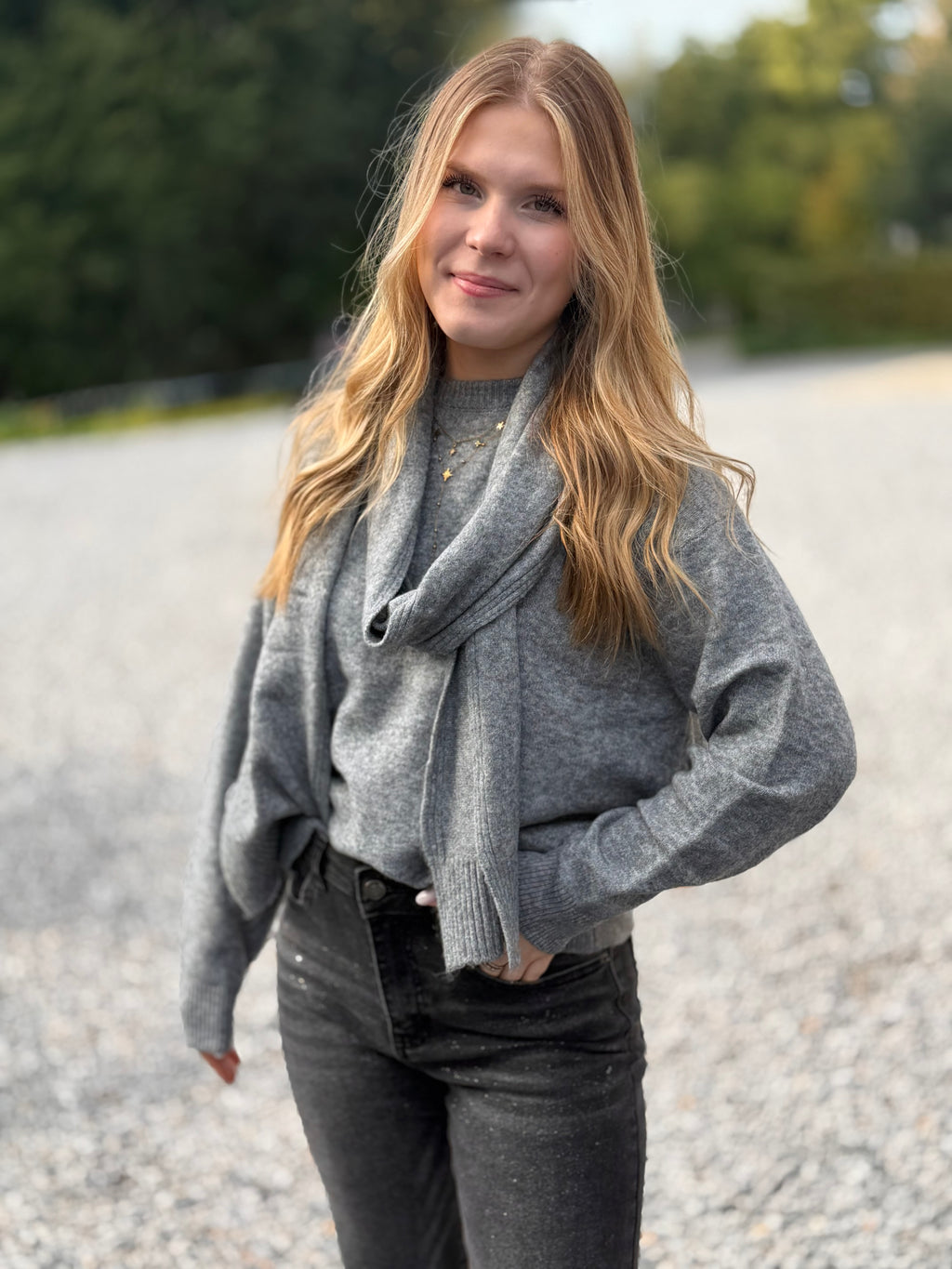 Pull Charlotte gris
