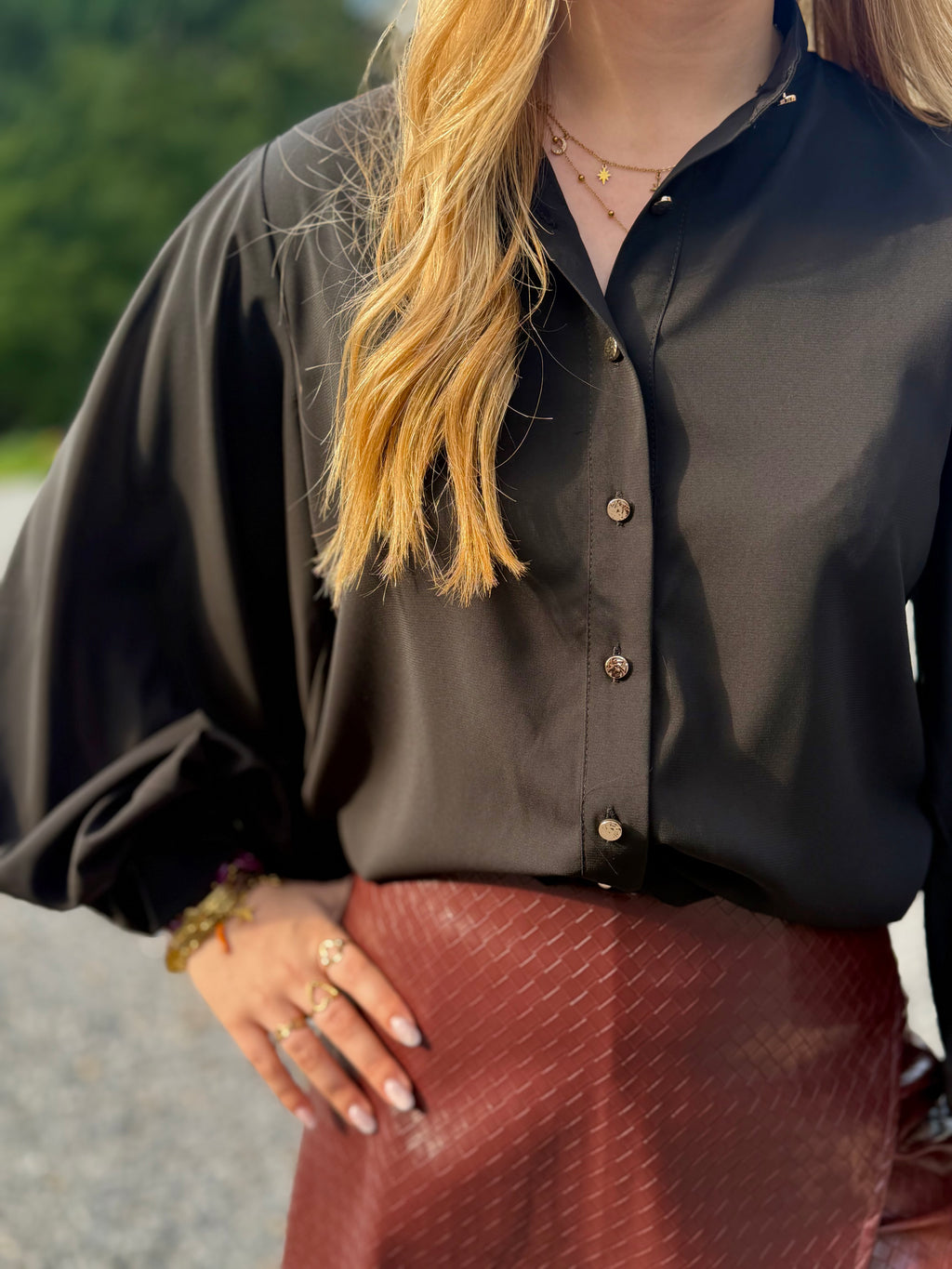 Blouse Claudia noire
