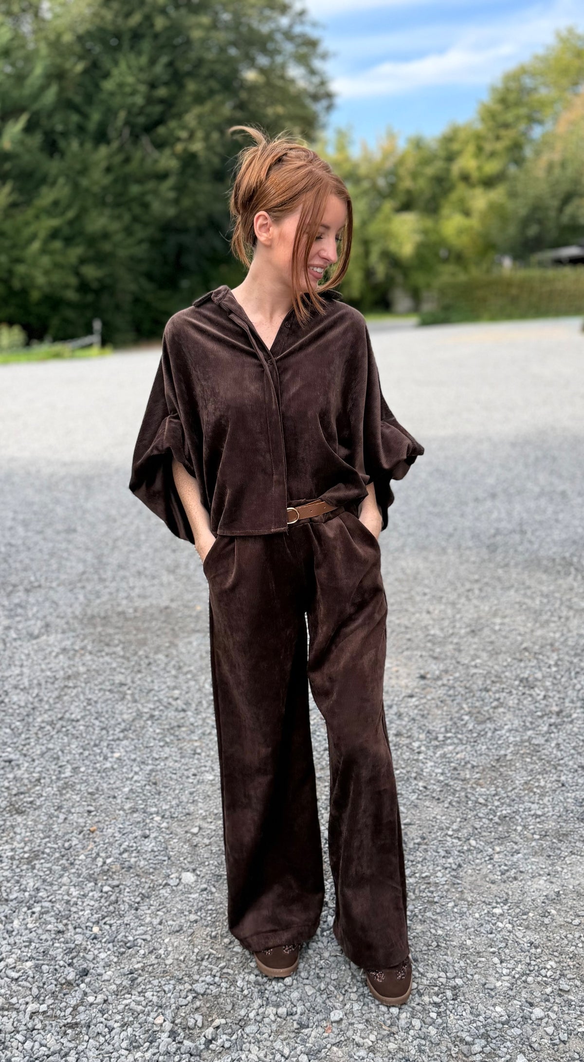Pantalon velours