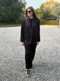 Blazer à strass noir