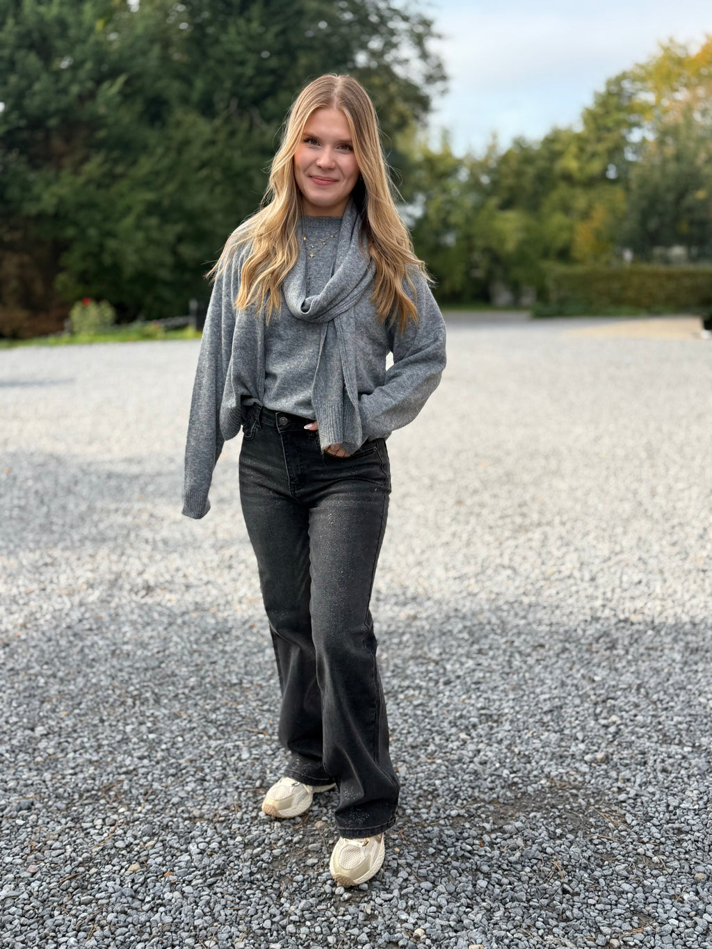 Pull Charlotte gris