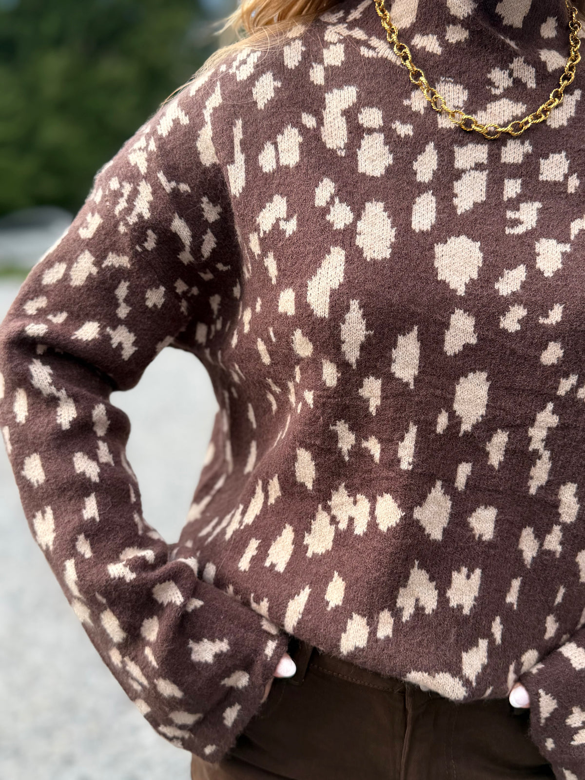 Pull à taches