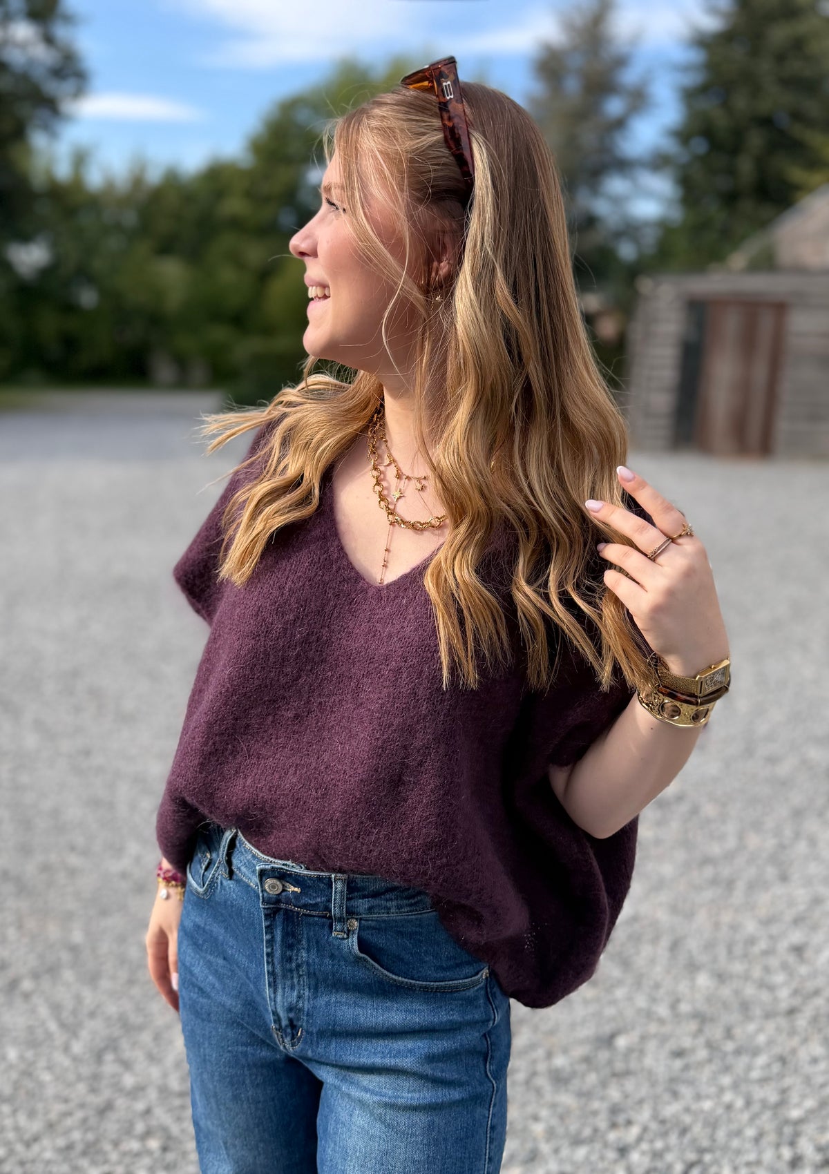 Pull oversize col V