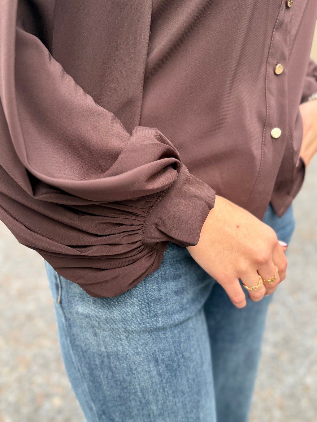 Blouse Claudia chocolat