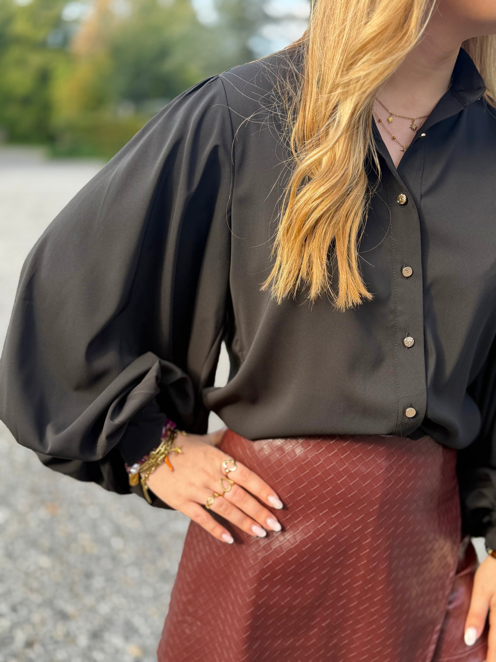 Blouse Claudia noire