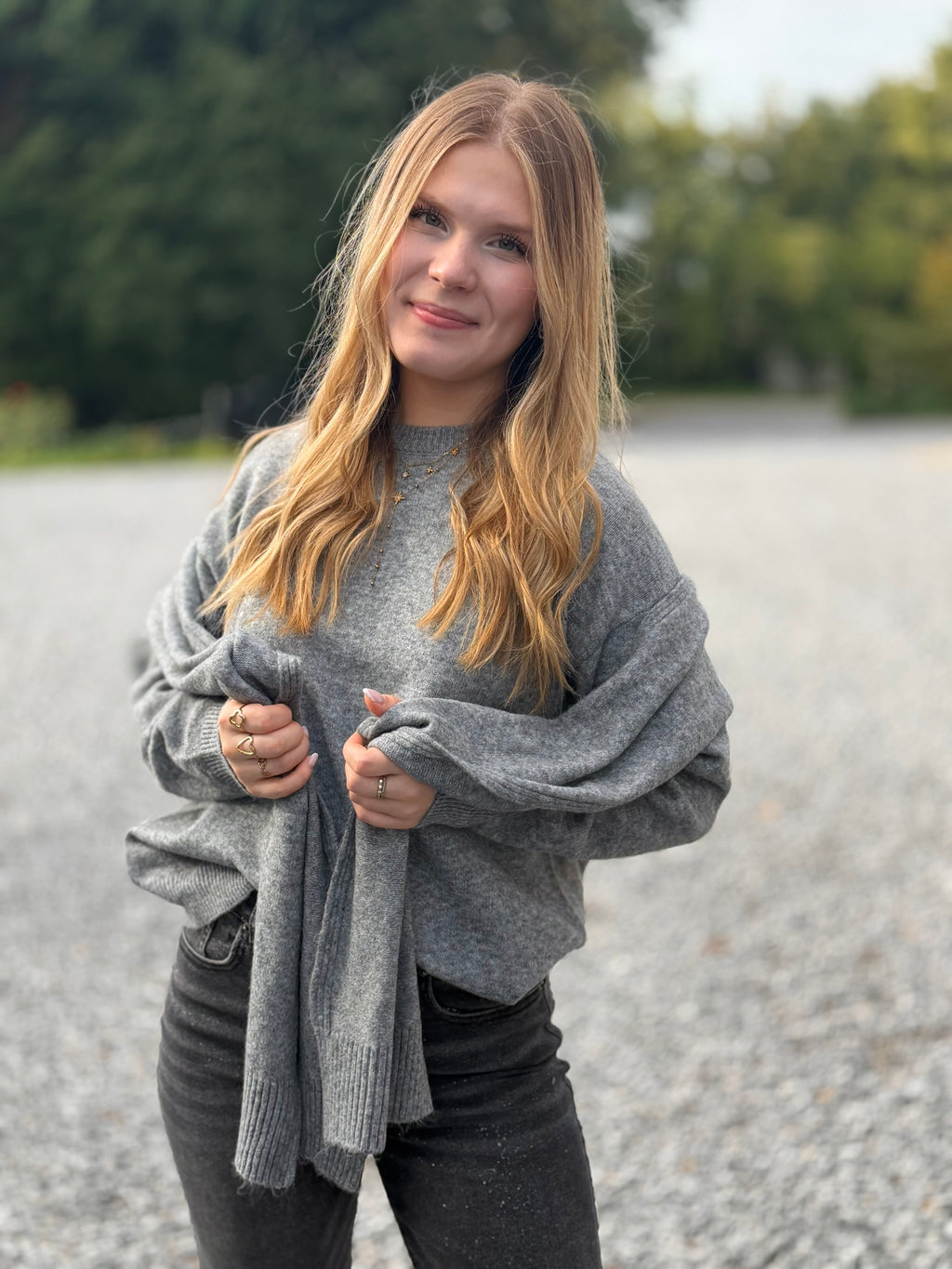 Pull Charlotte gris