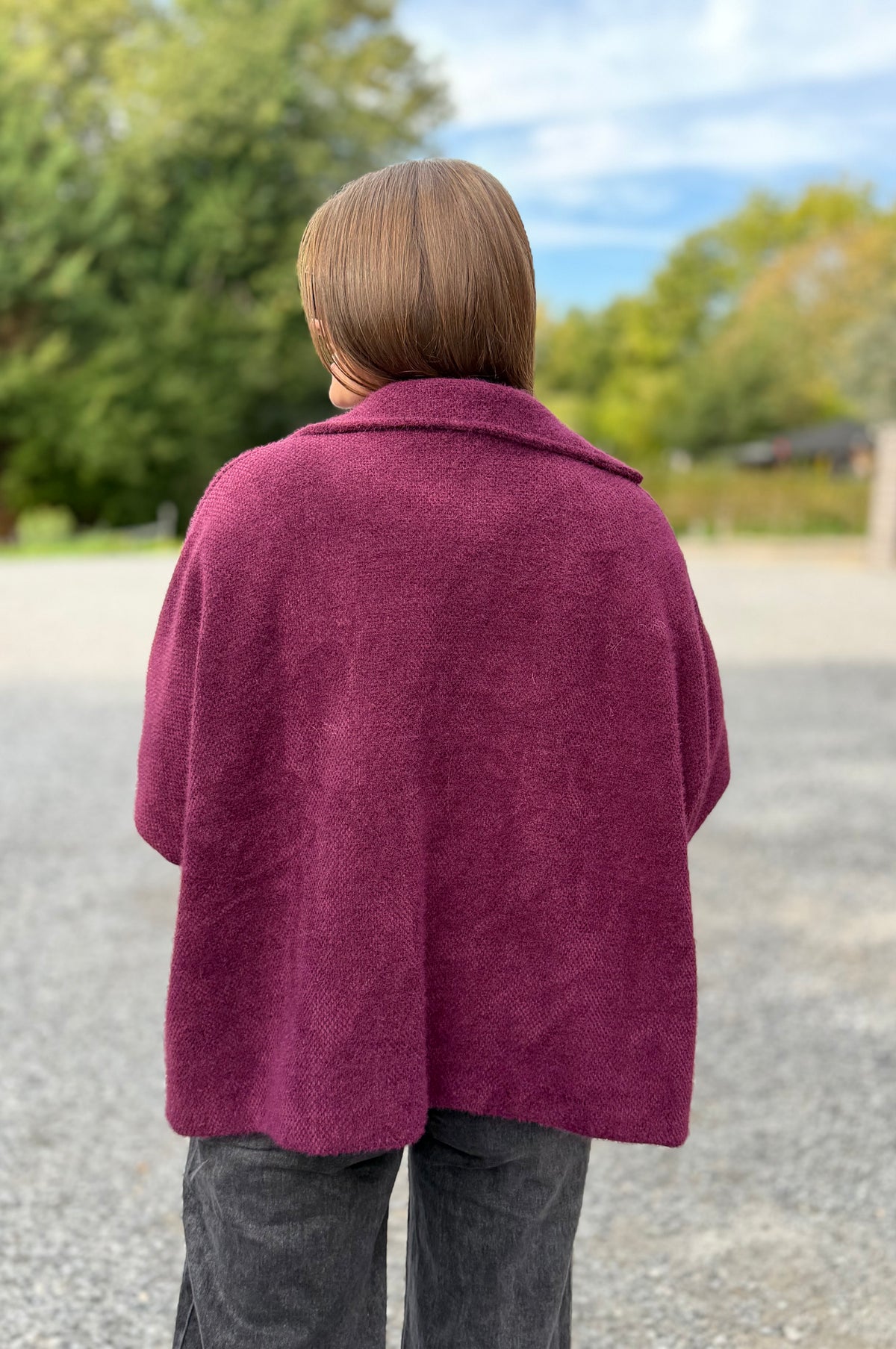 Manteau Manon bordeaux